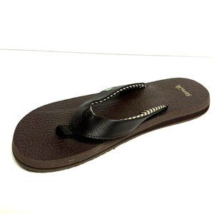 Sanuk Womens Sling Yoga Sandal Brown Size 9 M